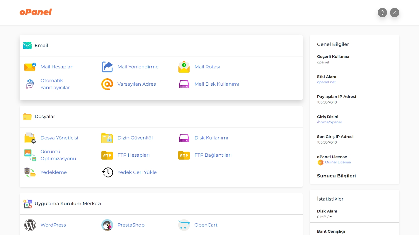 Hosting Maroc Opanel